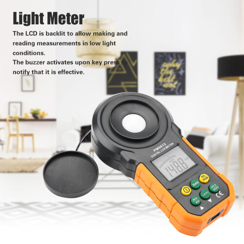 PEAKMETER PM6612 200.000 Lux Hochpräzise Digital-Lichtmesser 2