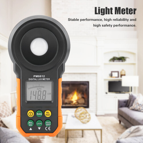 PEAKMETER PM6612 200.000 Lux Hochpräzise Digital-Lichtmesser 1