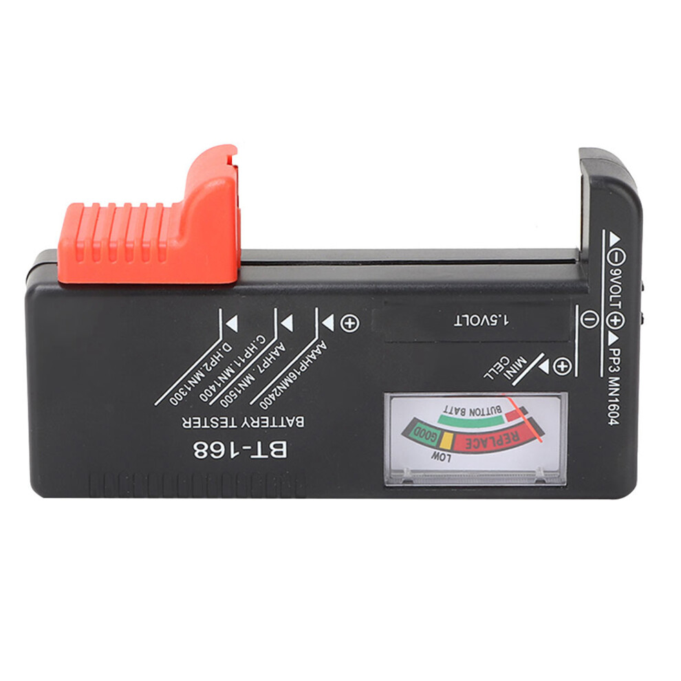 Bt-168 Digital Battery Capacity Volt Tester For 1.5V Aa Aaa 9V Battery 610830939427