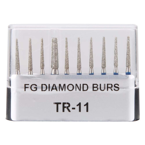 10pcs/set FG 1.6mm High Speed Dental Diamond Burs Dentist Tools