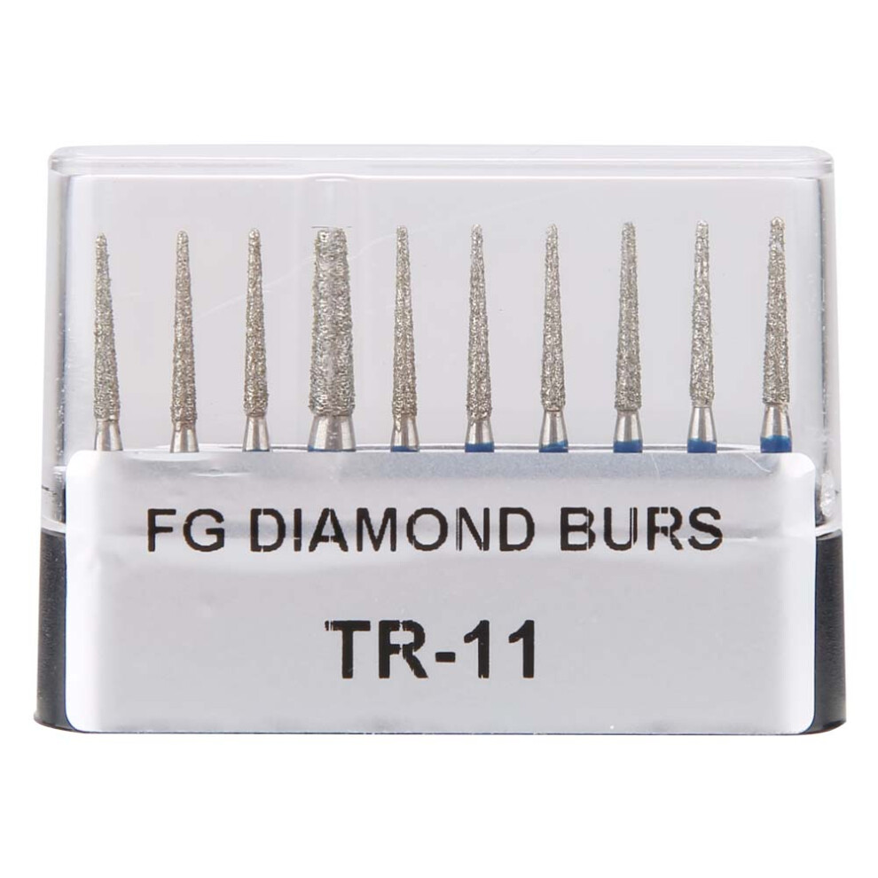 10Pcs/Set Fg 1.6Mm High Speed Dental Diamond Burs Dentist Tools 610830942519