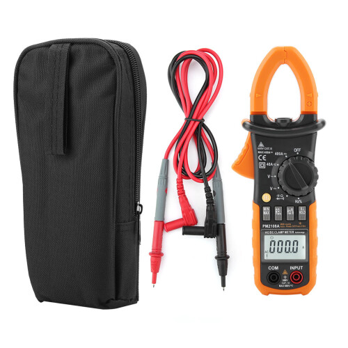 PEAKMETER PM2108A Digitaler Wechsel-/Gleichstrom-Zangenmessgerät