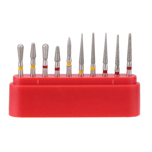 Dental Diamond Burs FG 1.6mm High Speed Handpiece Emery Bits 1