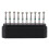 10x Edelstahl-Rundgriff-Dentaldiamantbohrer 1,6mm 5