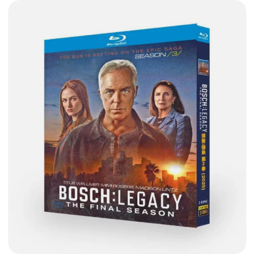 Bosch: Legacy Season 3 (2025) 2-Disc 1080P BD All Region New Box Set Sealed