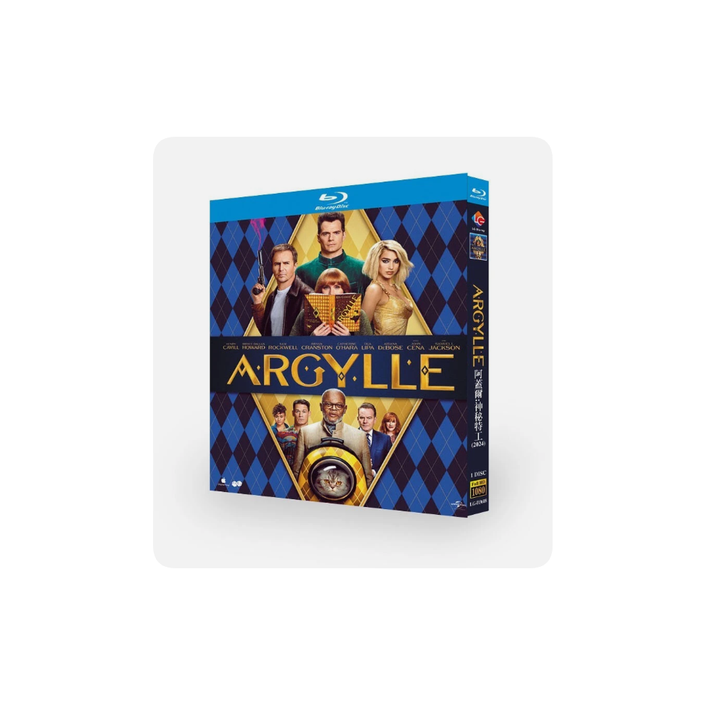 Argylle:2024 1-Disc 1080P BD All Region New Box Set Sealed