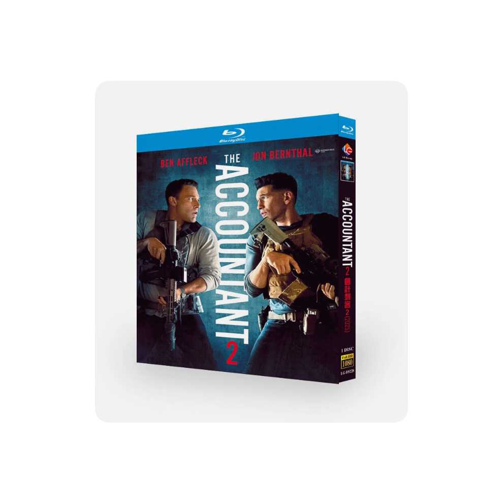 The Accountant 2 (2025)：2-Disc 1080P BD All Region New Box Set Sealed