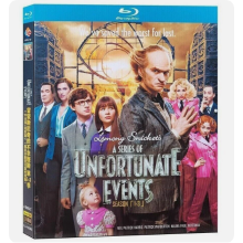 Unfortunate Events Season 1-3: 4-Disc 1080P BD All Region New Box Set Sealed