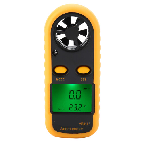 SMART SENSOR AR816+ Digital-LCD-Anemometer Windgeschwindigkeit 1