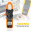 PEAKMETER PM2108A Digitaler Wechsel-/Gleichstrom-Zangenmessgerät 2