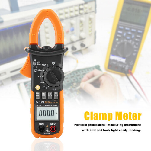 PEAKMETER PM2108A Digitaler Wechsel-/Gleichstrom-Zangenmessgerät 1