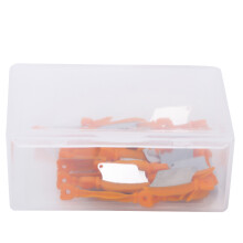 40Pcs Dental Interproximal Plastic Wedges Orange M