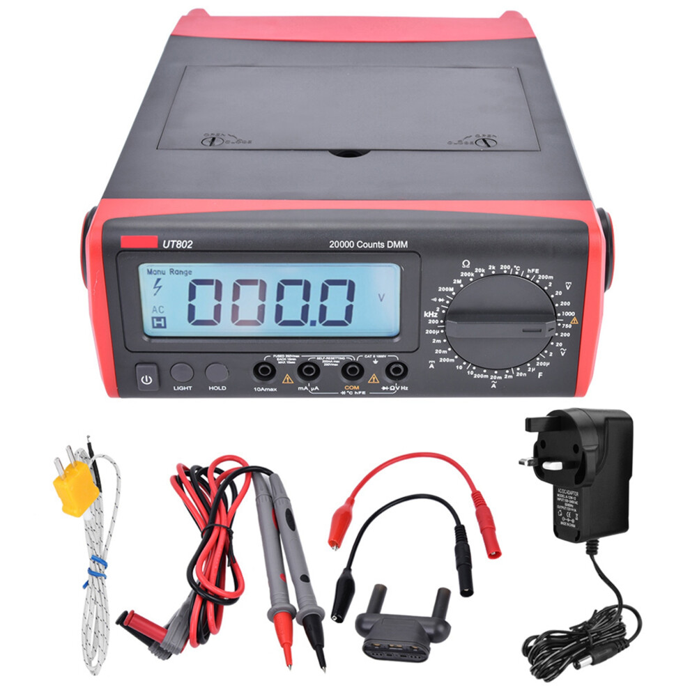 Ut802 19999 Count Manual Range Lcd Display Dual Use Digital Multimeter Dark 610830933821