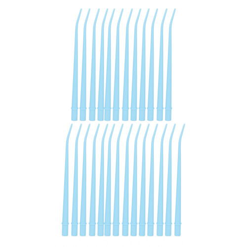 25 Stk Einweg-Speichelabsaugspitzen (Blau, Klein)