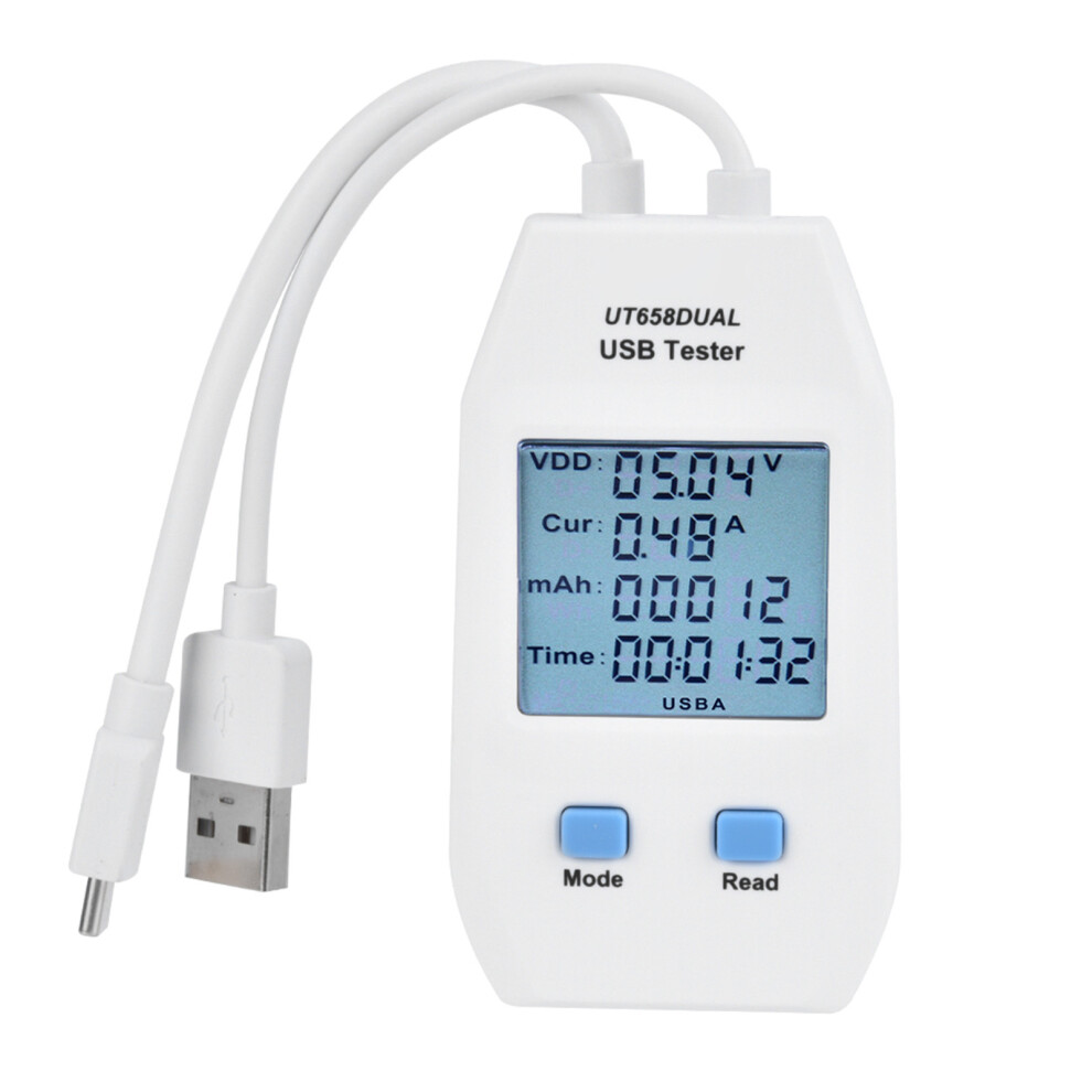 Uni T Lcd Usb Tester Voltmeter Ammeter Digital Power Tester Ut658 610830934927
