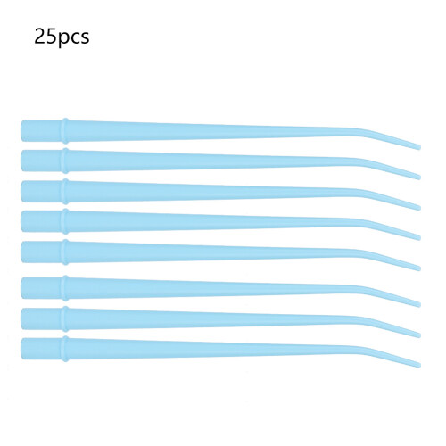 25 Stk Einweg-Speichelabsaugspitzen (Blau, Klein) 1