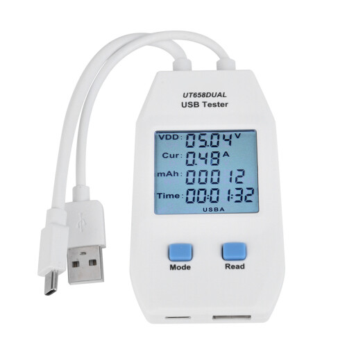 UNi T LCD USB Tester Voltmeter Ammeter UT658 2