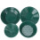 4pcs Green Mining Gravity Trap Gold Washing Pan Kit 2