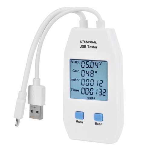 UNi T LCD USB Tester Voltmeter Ammeter UT658 1