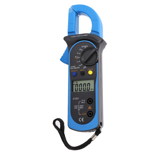 ST201 Digital-Klemmmessgerät Multimeter DC/AC Spannungsprüfer 2
