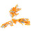 40Pcs Dental Interproximal Plastic Wedges Orange M 5