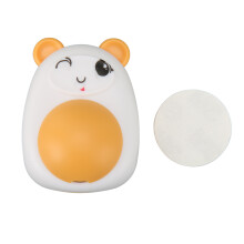 (Yellow) Catnip Wall Balls Cartoon Safe Teeth Cleaning 360 Rotatable Cat Toy