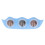 (Blue) Catnip Balls Interactive Pea Shape Kitten Toy Pink 5