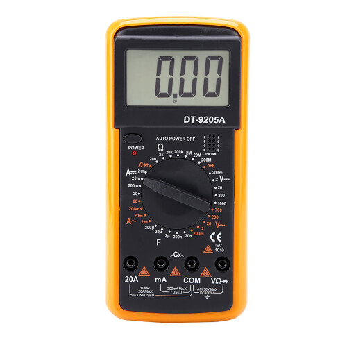 DT9205A LCD Digitalmultimeter AC/DC Widerstand Kapazität 1
