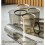 Transparent Trash Can Without Lid Cylindrical Plastic Rubbish Bin Large Capacity Office Container Green 2