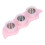 (Pink) Catnip Balls Interactive Pea Shape Kitten Toy Pink 1