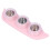 (Pink) Catnip Balls Interactive Pea Shape Kitten Toy Pink 2