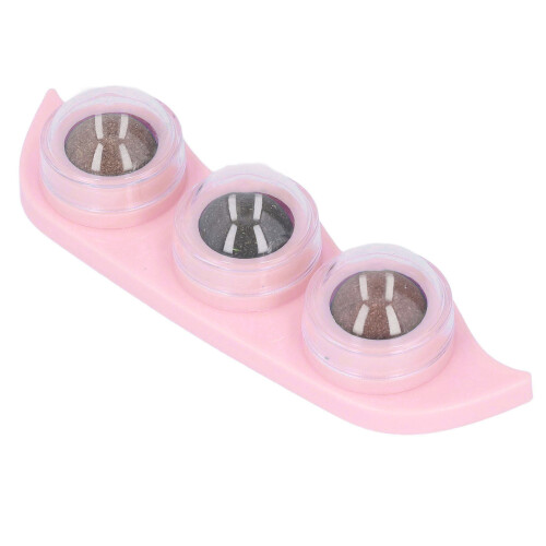 (Pink) Catnip Balls Interactive Pea Shape Kitten Toy Pink 1