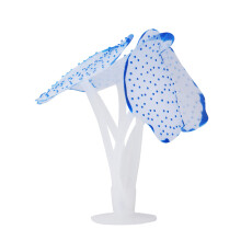 Silicone Aquarium Artificial Coral Plant Decoration (Blue)