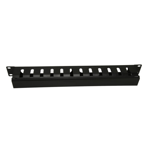 2U Rack Mount Cable Management 12 Slots Dustproof Panel 19in 2