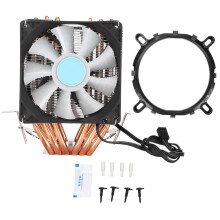 Dual Tower CPU Fan 2x90mm 6 Heat Pipes Low Noise PC Cooler