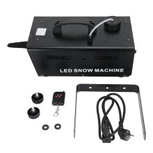 (EU Plug 100‑240V) Snow Machine Indoor Outdoor LED Fake Snow Maker Wedding Party US Plug