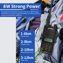 BAOFENG UV-9R Plus Dual Band Walkie Talkie FM IP67 Waterproof EU Plug