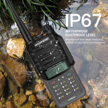 BAOFENG UV-9R Plus Dual Band Walkie Talkie IP67 Waterproof EU Plug
