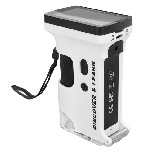 Kids Handheld Microscope 2.7in 800x with LED Lights 2
