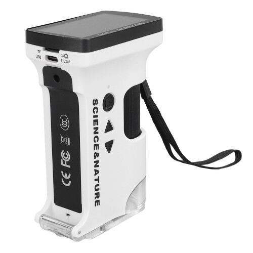 Kids Handheld Microscope 2.7in 800x with LED Lights 1