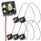 6St Lüfter Dc 12V Mini Leiser Kühlungslüfter Schwarz 1