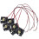 6St Lüfter Dc 12V Mini Leiser Kühlungslüfter Schwarz 4