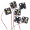 6St Lüfter Dc 12V Mini Leiser Kühlungslüfter Schwarz 9