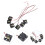 6St Lüfter Dc 12V Mini Leiser Kühlungslüfter Schwarz 5