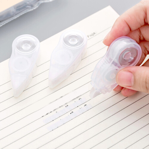 10 Dubbelzijdige Kleefstift Roller Correctie Tape Wit 2
