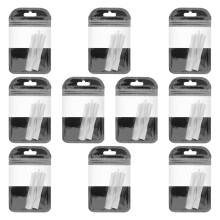 10 Pack Weiße Nagelverlängerungs-Fasern Für Natürlichen Look
