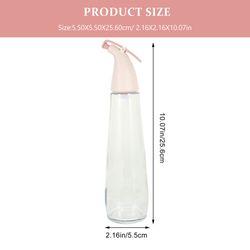 haushaltsölspender transparente essig- und sojasoßenflasche 2