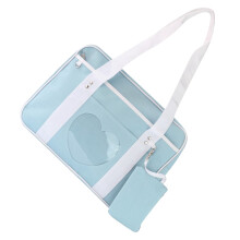 1Sac Cartable Clair Pour Adolescentes Étudiantes