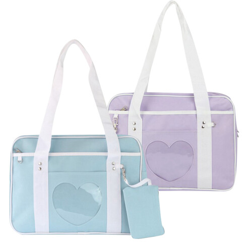 1Sac Cartable Clair Pour Adolescentes Étudiantes 1