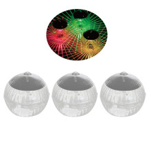 3 Pièces Lumière Solaire Flottante Pour Étang Jardin